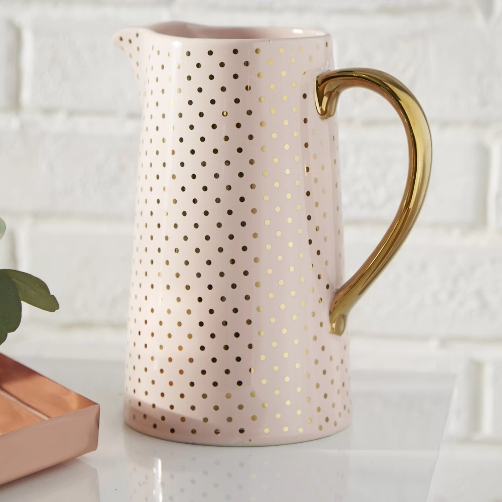 2/$14 Bloomingville Henrietta Ceramic Pitcher Jug